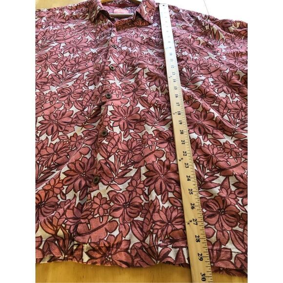 Tommy Bahama Silk  Short Sleeve Button Up Hawaiian Shirt Size XXL - Picture 7 of 9